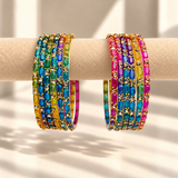 Sparkle Line Stone Bangles