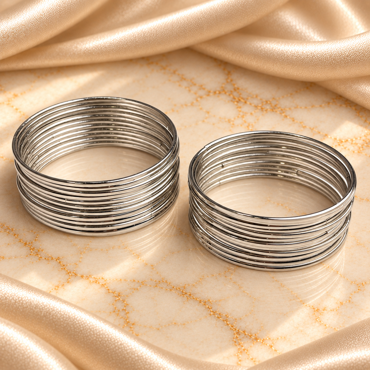 Classic Plain Metal Bangles