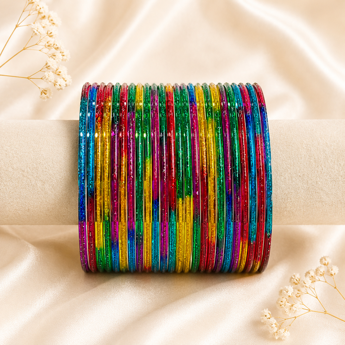 Turkey Glitter Metal Bangles