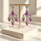 Royal Floral Drop Earrings