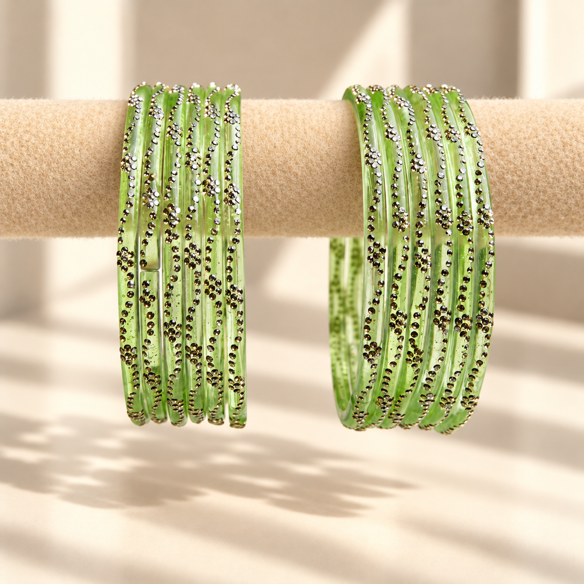 Mini Bloom Glass Bangles