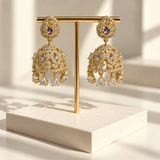 Royal Floral Jhumka Earrings