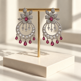Blooming Circle Drop Earrings