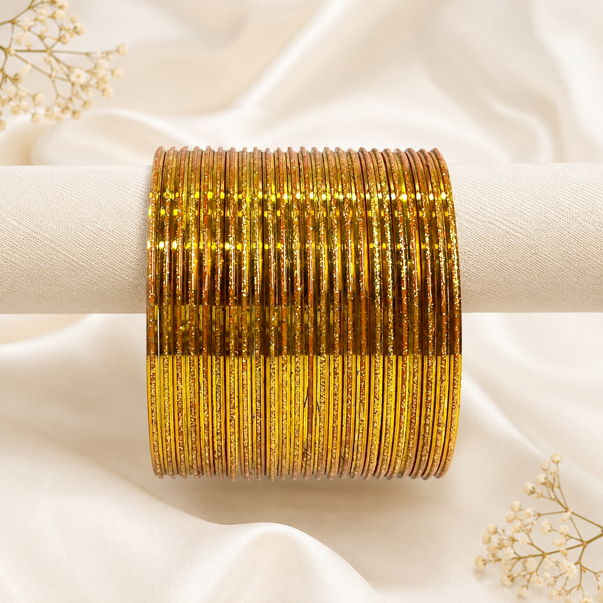 Turkey Glitter Metal Bangles