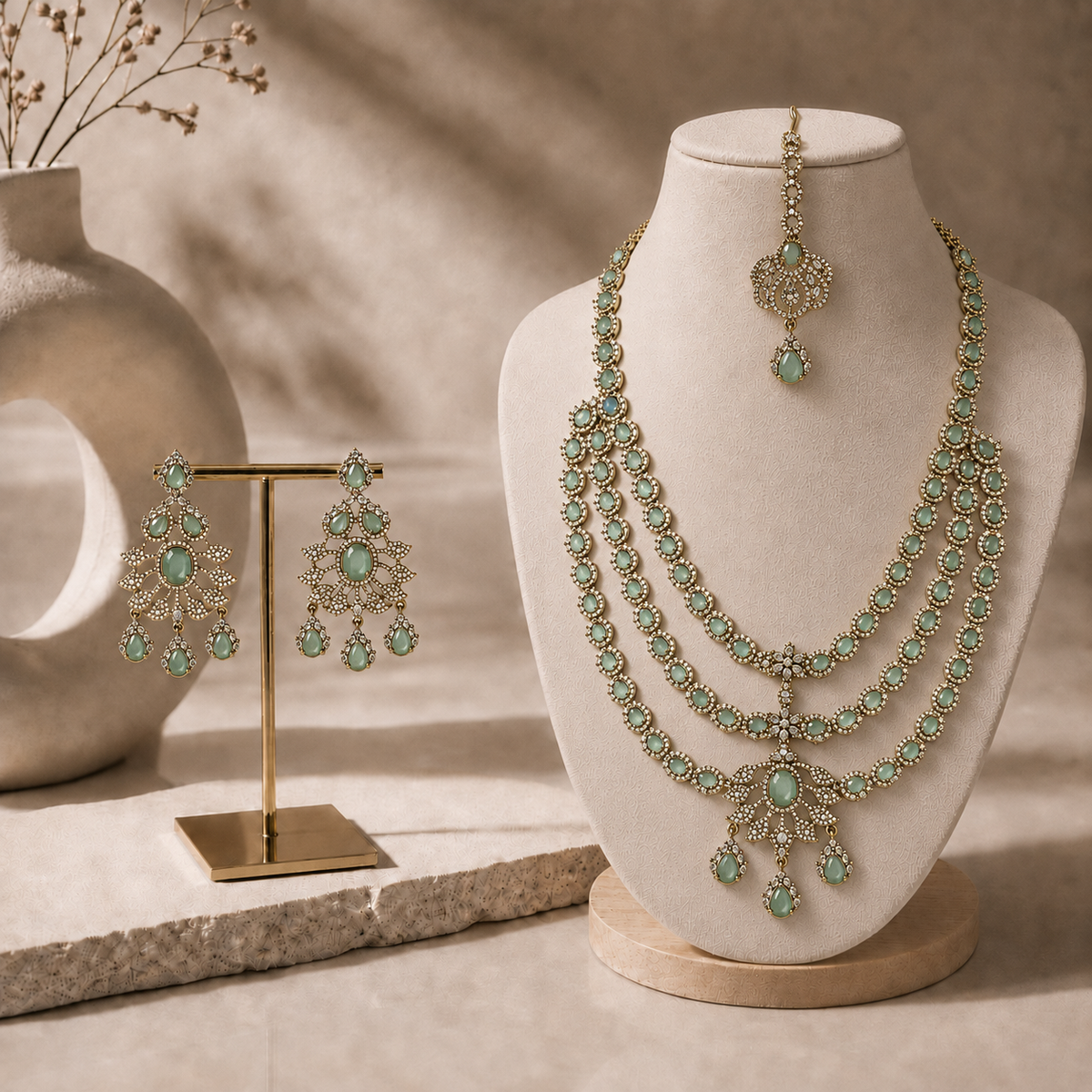 Centrepiece Drop Necklace Set