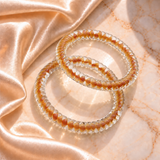 Twist Design Glass Kada