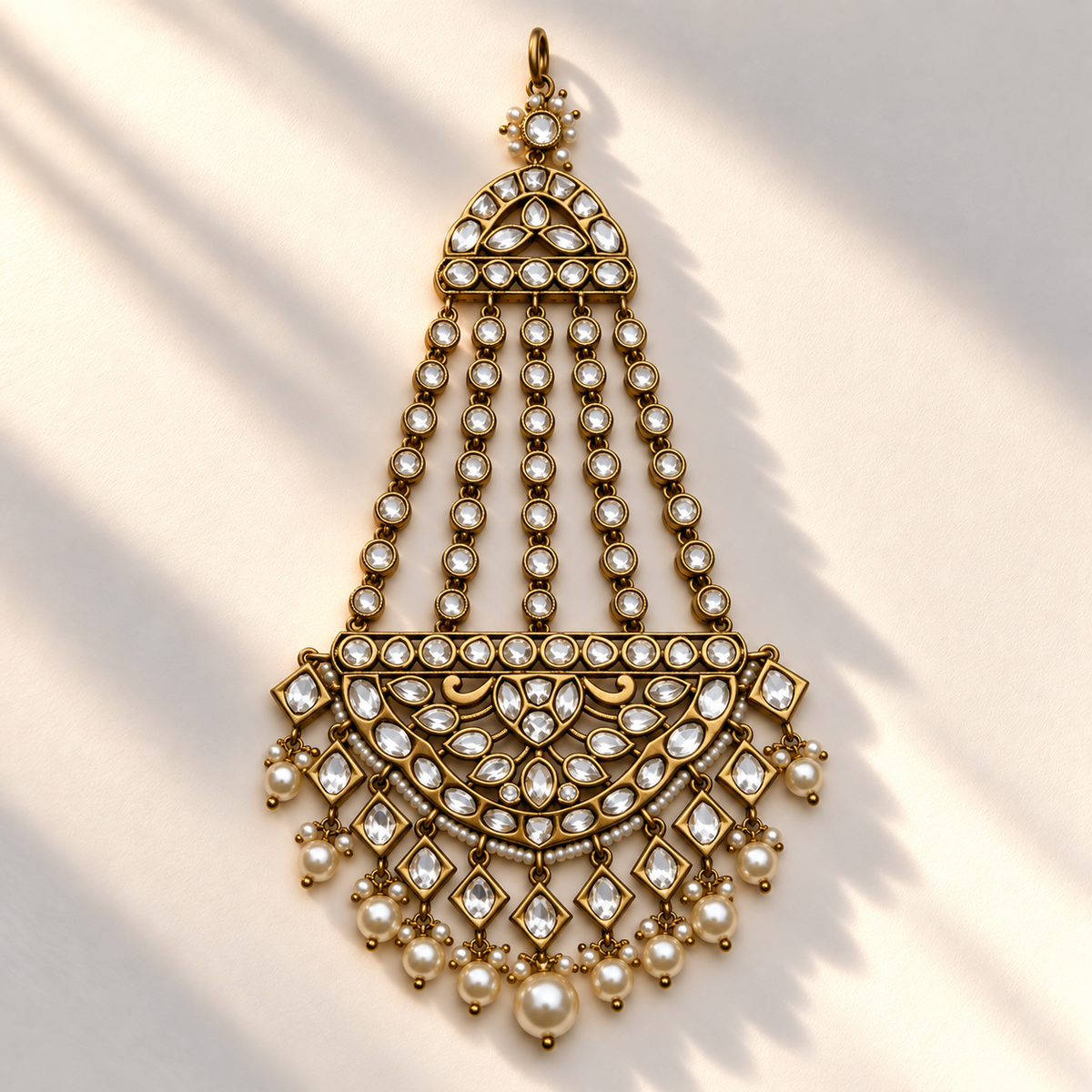 Pearl Kundan Side Paasa