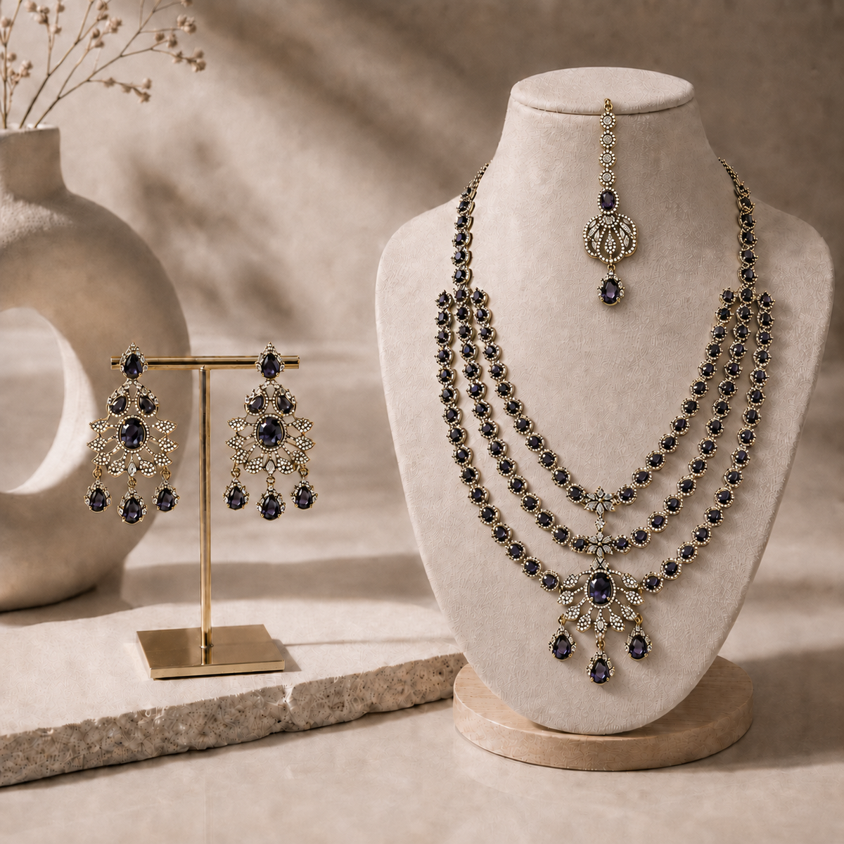 Centrepiece Drop Necklace Set