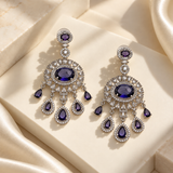 Elegant Oval Drop Earrings