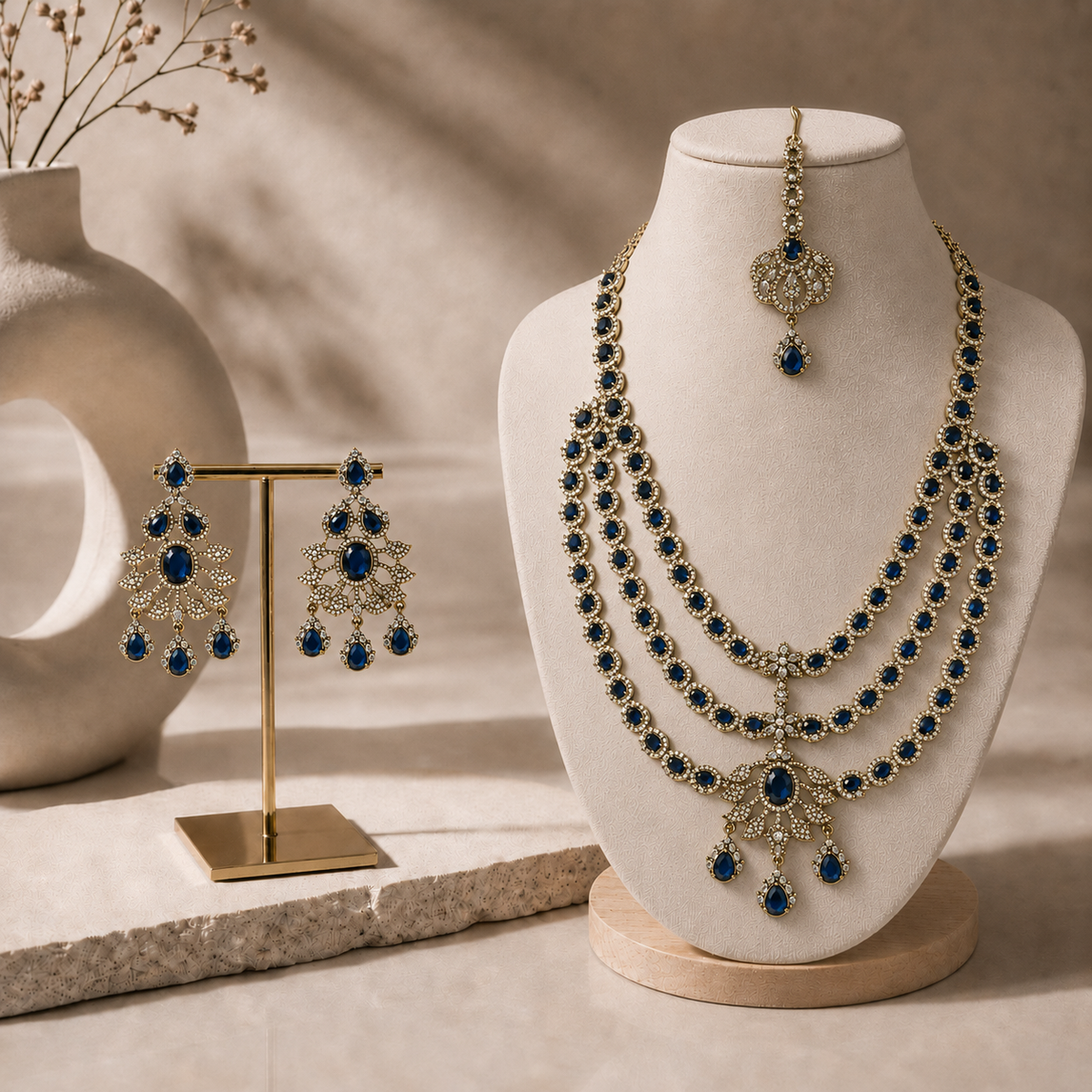 Centrepiece Drop Necklace Set