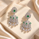 Royal Floral Jhumka Earrings