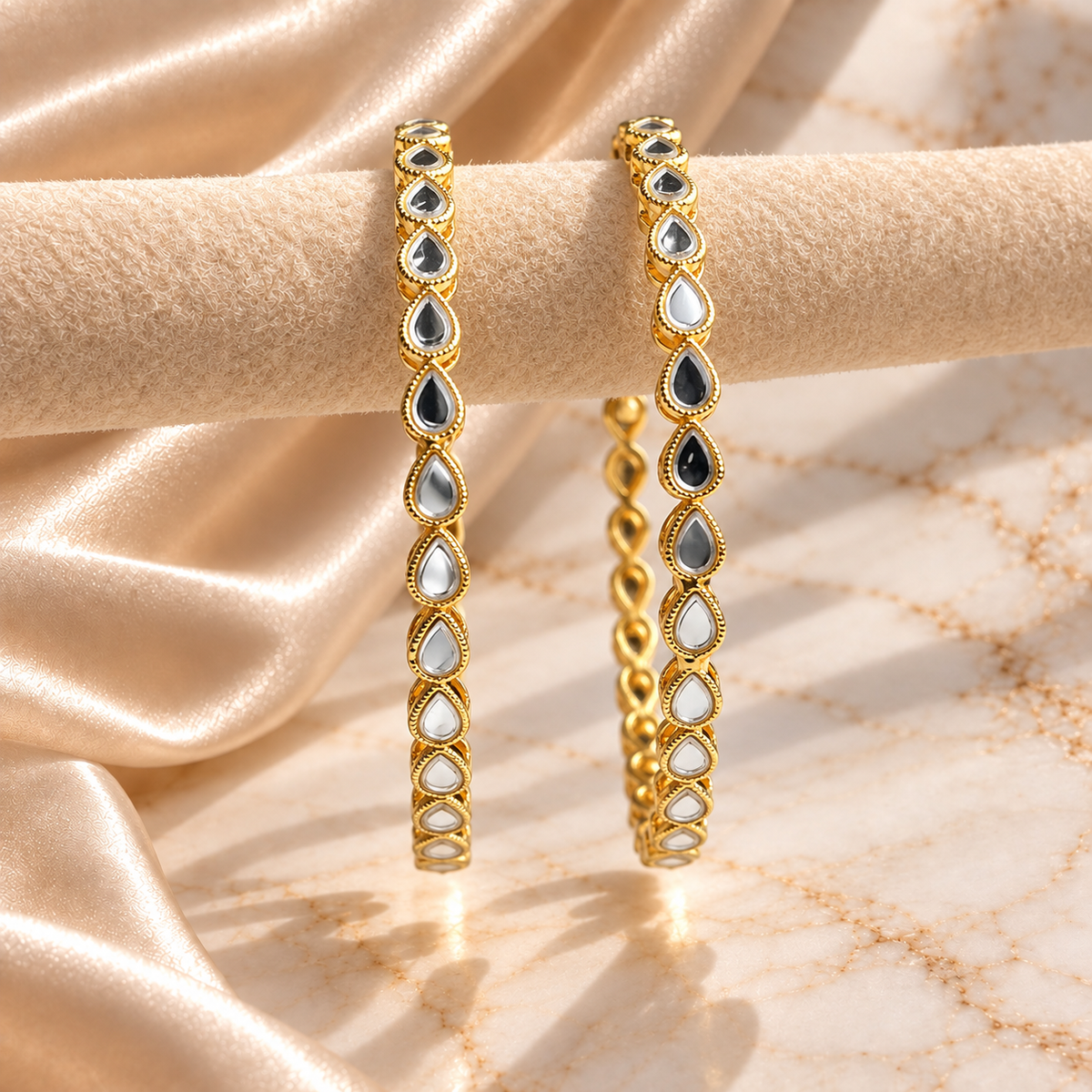 Mini Drop Mirror Line Bangles