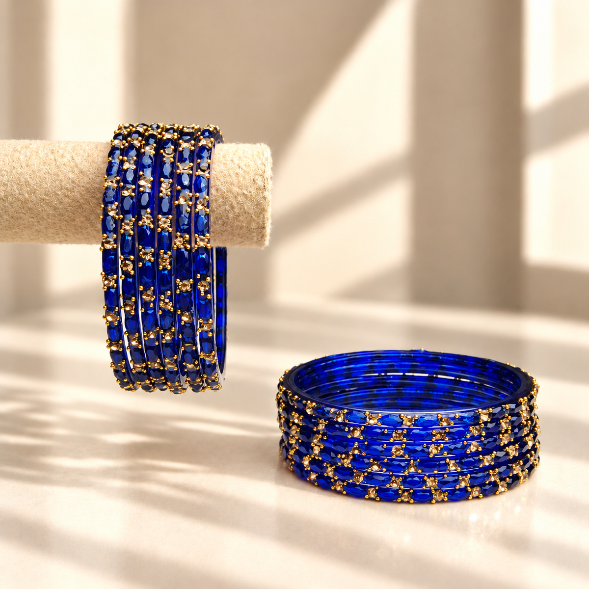 Sparkle Line Stone Bangles