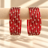 Mini Bloom Glass Bangles