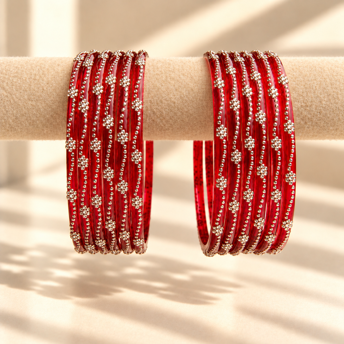 Mini Bloom Glass Bangles