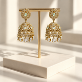 Royal Floral Jhumka Earrings