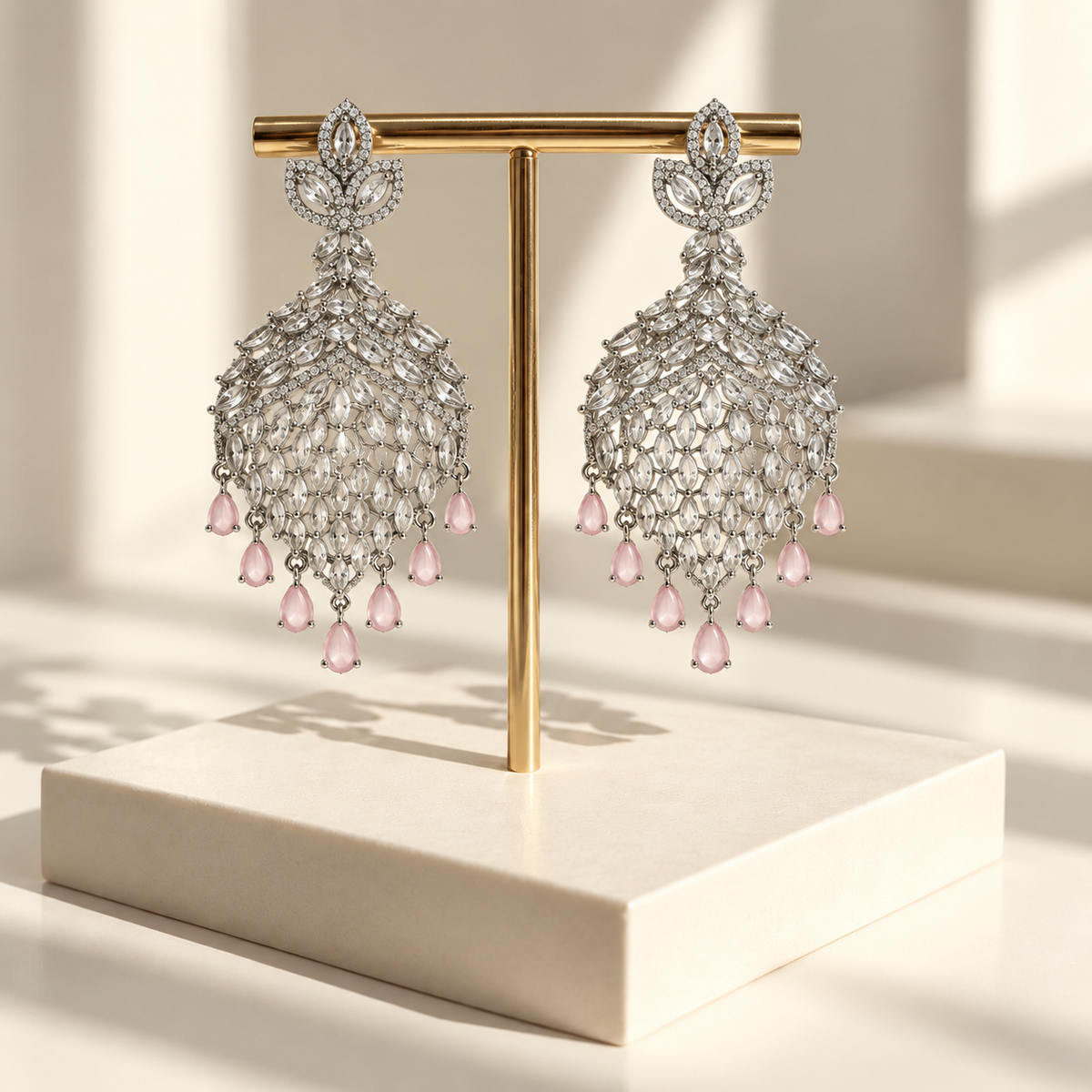 Elegant Leaf Drop Earrings