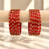 Sparkle Line Stone Bangles