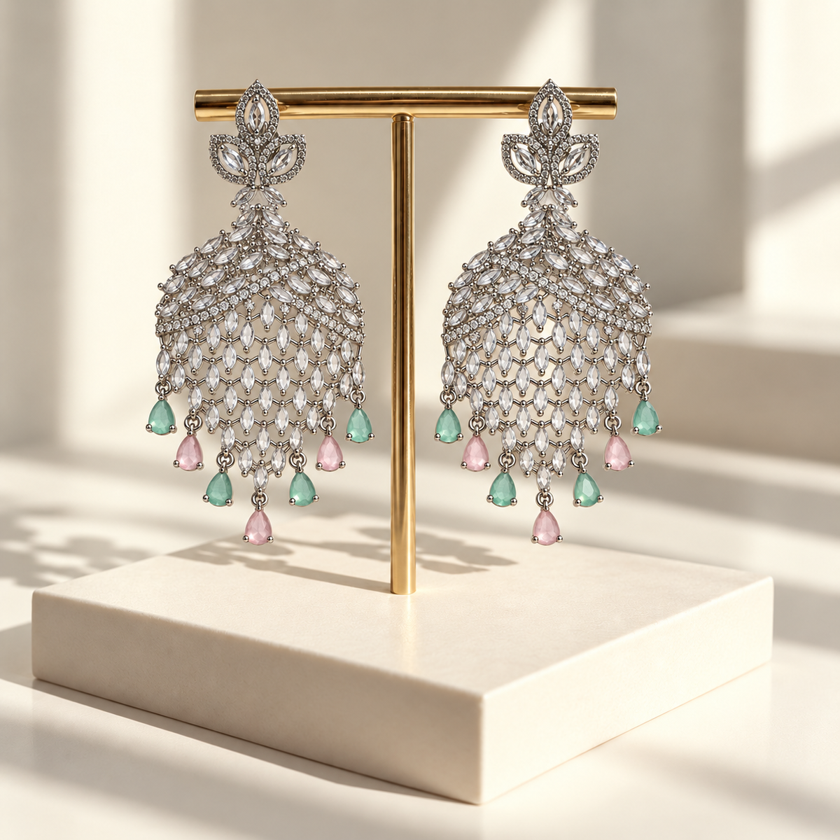 Elegant Leaf Drop Earrings