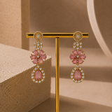 Twin Drop Motif Jewellery Set