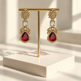 Pretty Flower Drop Earrings