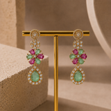 Twin Drop Motif Jewellery Set