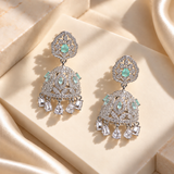 Royal Floral Jhumka Earrings