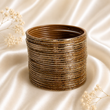 Turkey Glitter Metal Bangles