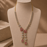 Twin Drop Motif Jewellery Set