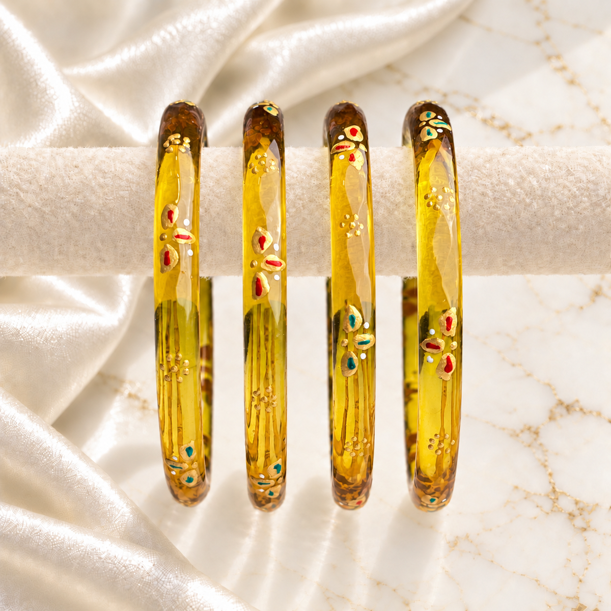 Leafwork Glass Kada