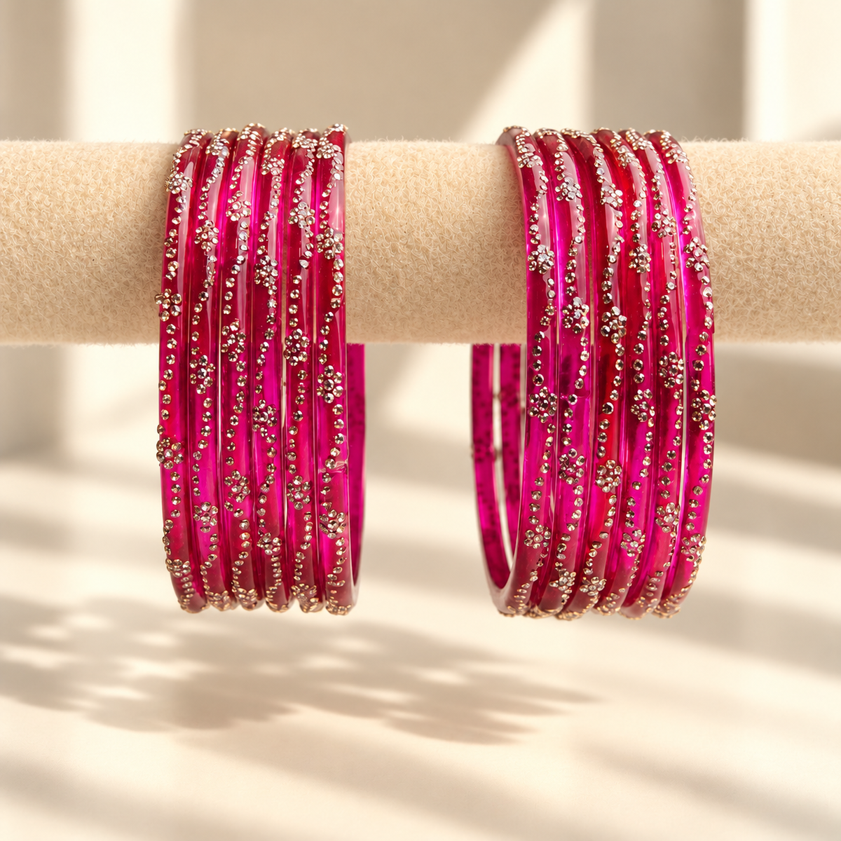 Mini Bloom Glass Bangles