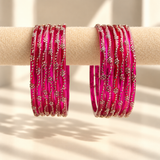 Mini Bloom Glass Bangles
