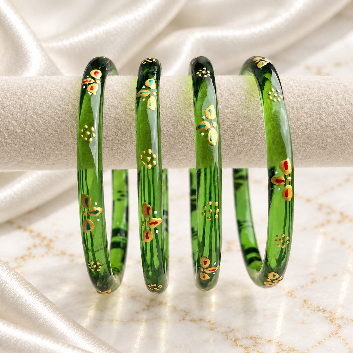 Leafwork Glass Kada