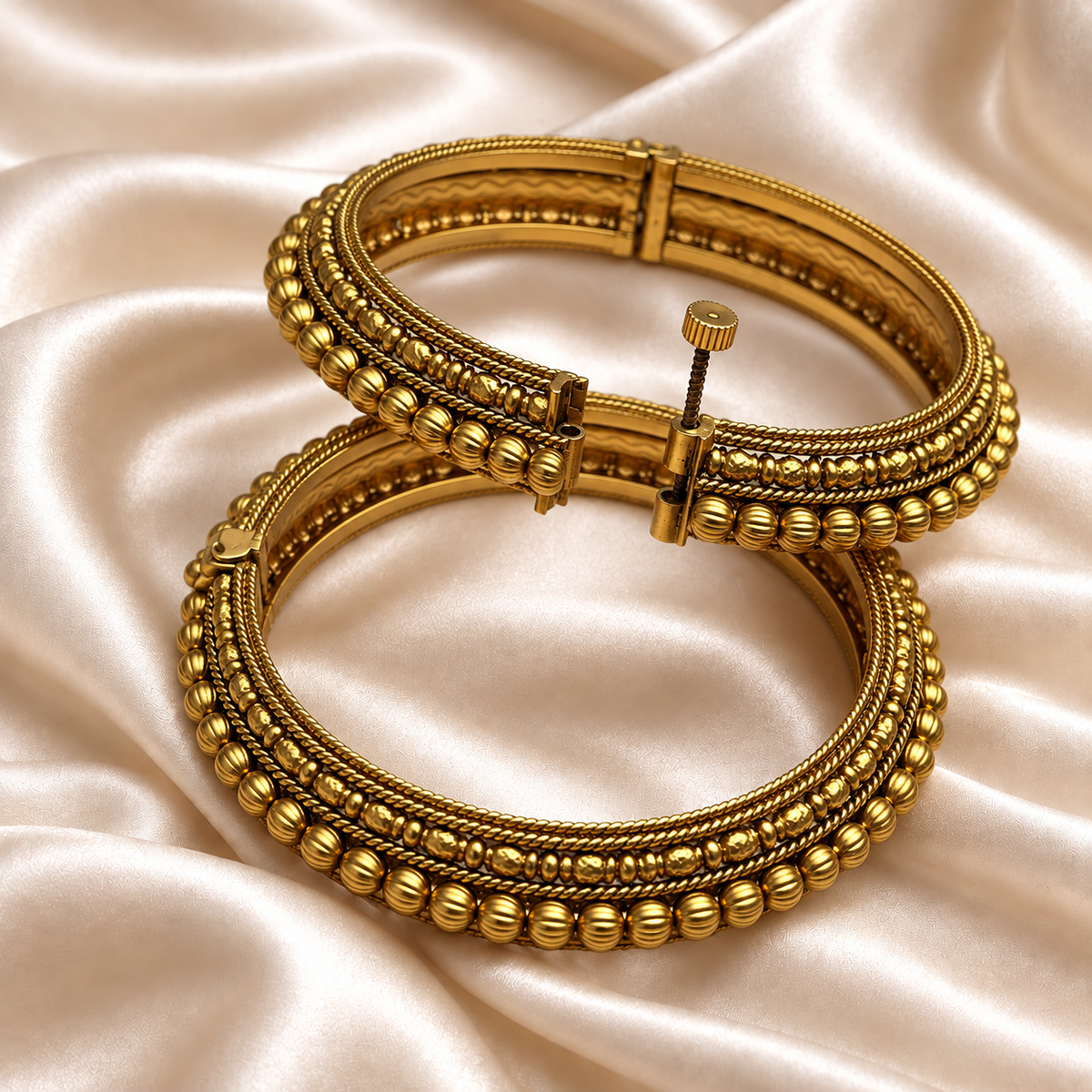Openable Beaded Rajwada Kada