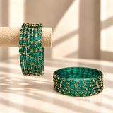 Sparkle Line Stone Bangles