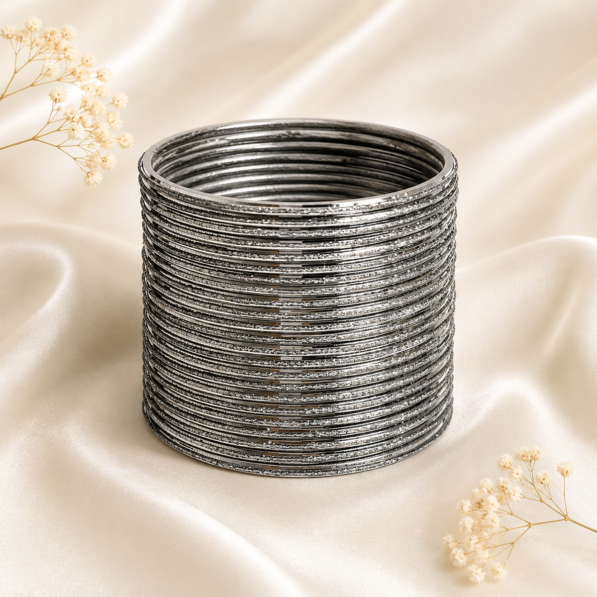 Turkey Glitter Metal Bangles