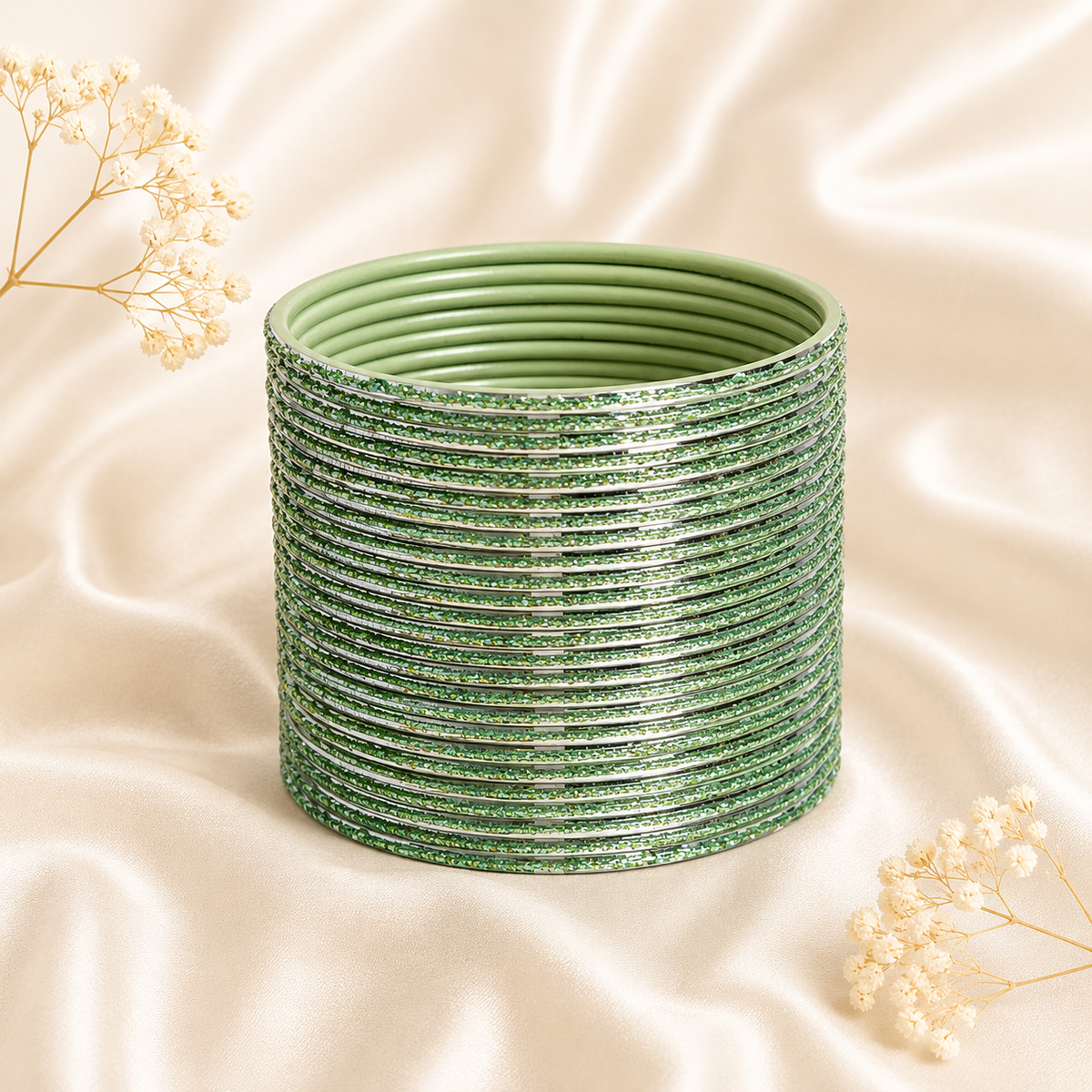 Turkey Glitter Metal Bangles