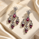 Royal Floral Drop Earrings