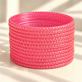 Golden Dot Glass Bangle