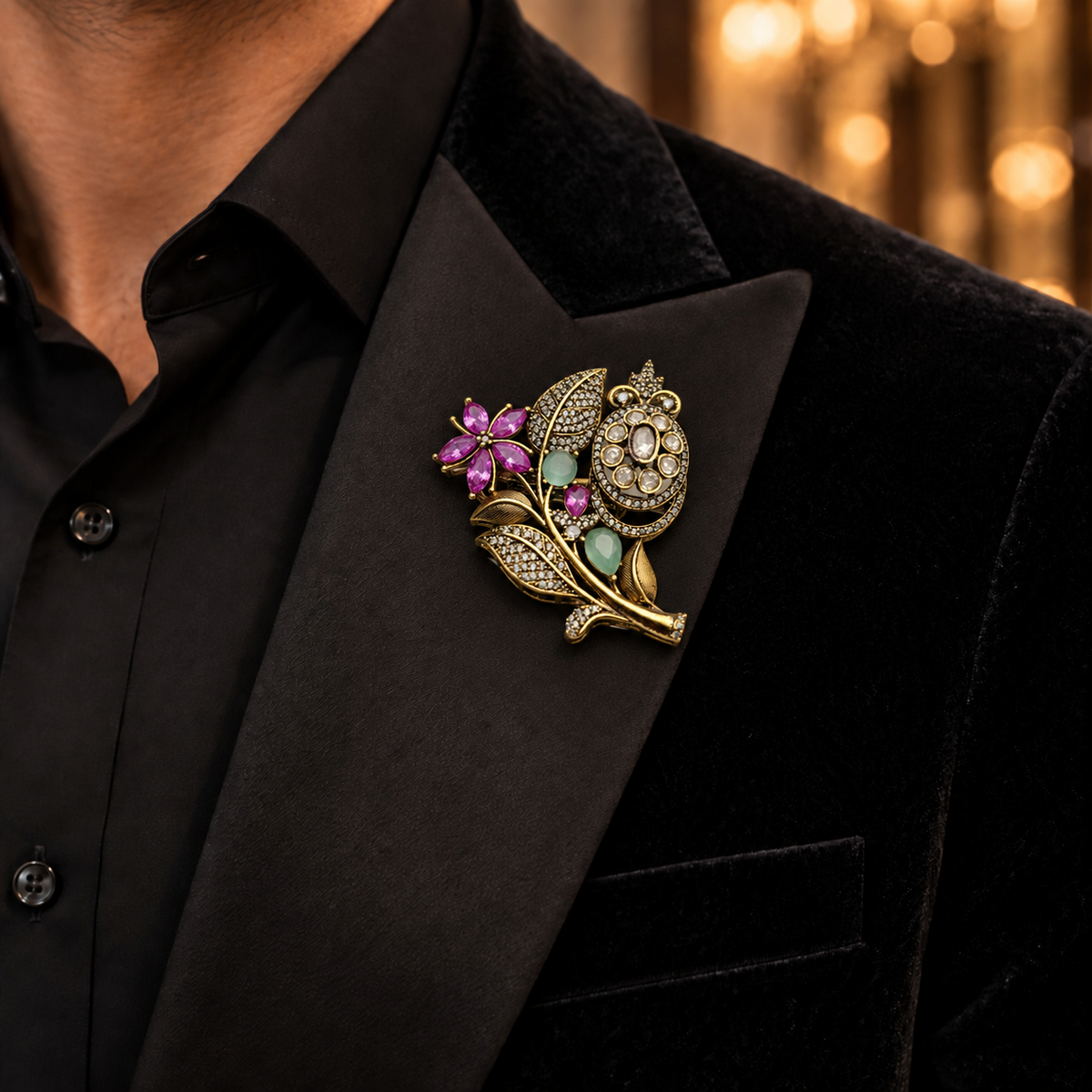 Garden Flower Brooch