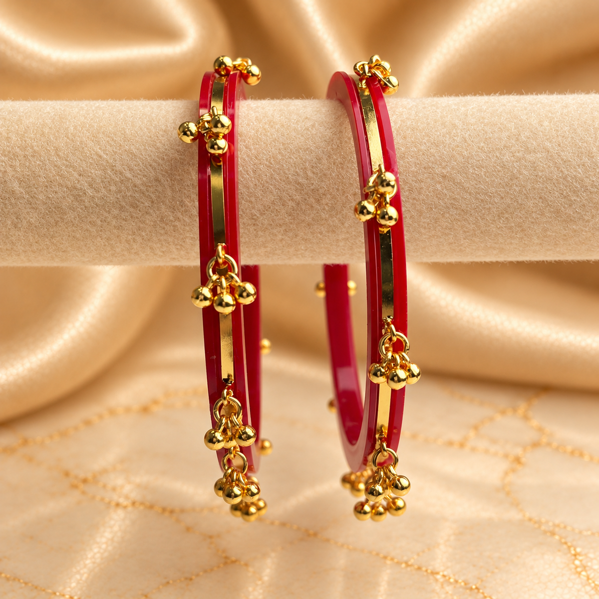Ghungroo Line Acrylic Bangles
