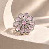 Teardrop Flower Ring