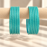 Golden Dot Glass Bangle