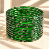 Mini Bloom Glass Bangles