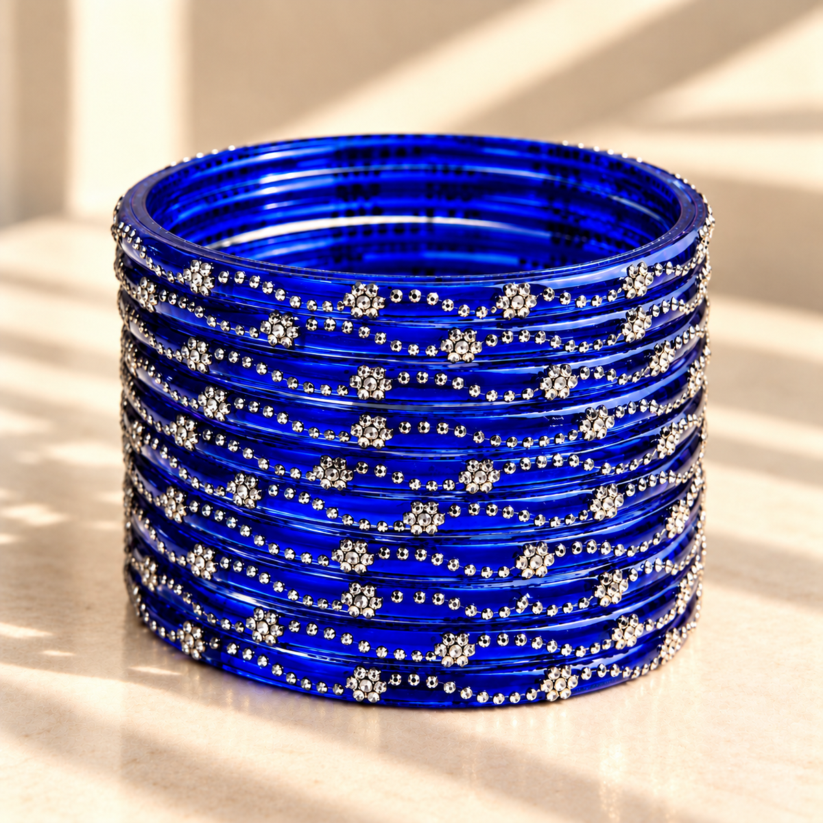 Mini Bloom Glass Bangles