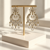 Beautiful Flower Drop Earrings