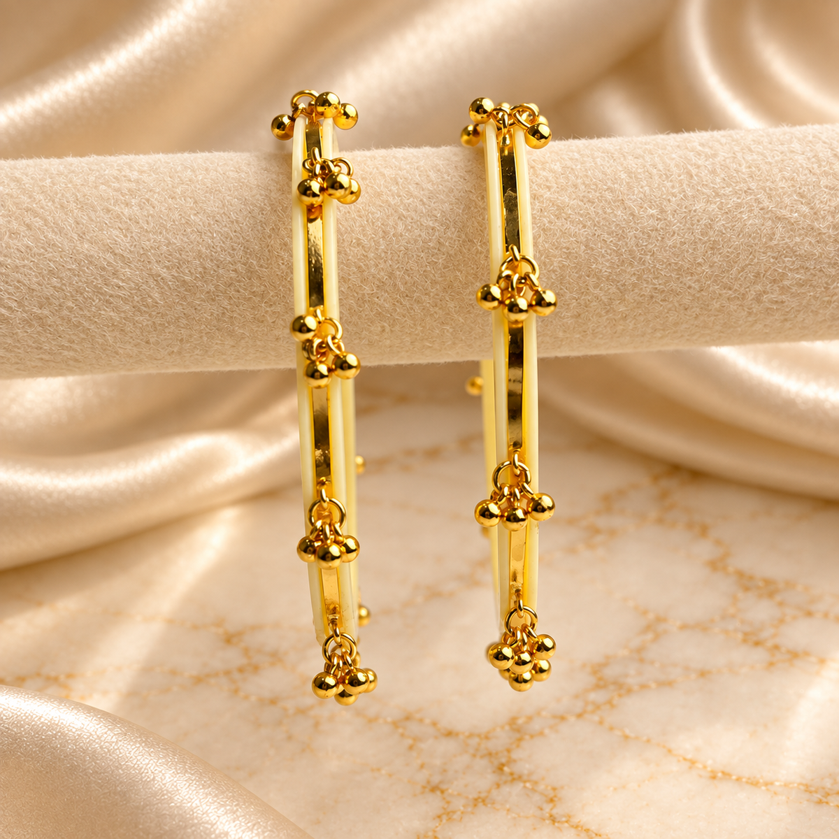 Ghungroo Line Acrylic Bangles