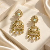 Royal Floral Jhumka Earrings