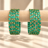 Sparkle Line Stone Bangles