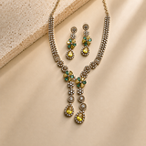 Twin Drop Motif Jewellery Set